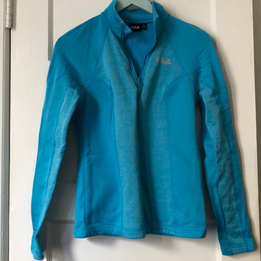 Fila sport fitted pullover blue turquoise